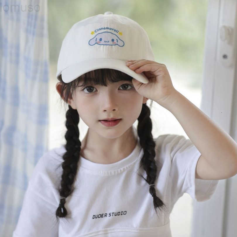 Sanrio Kuromi Childrens Boys and Girls Baseball Cap Casual Versatile Fashion Trend Summer Sun Protection Visor Cap H251110