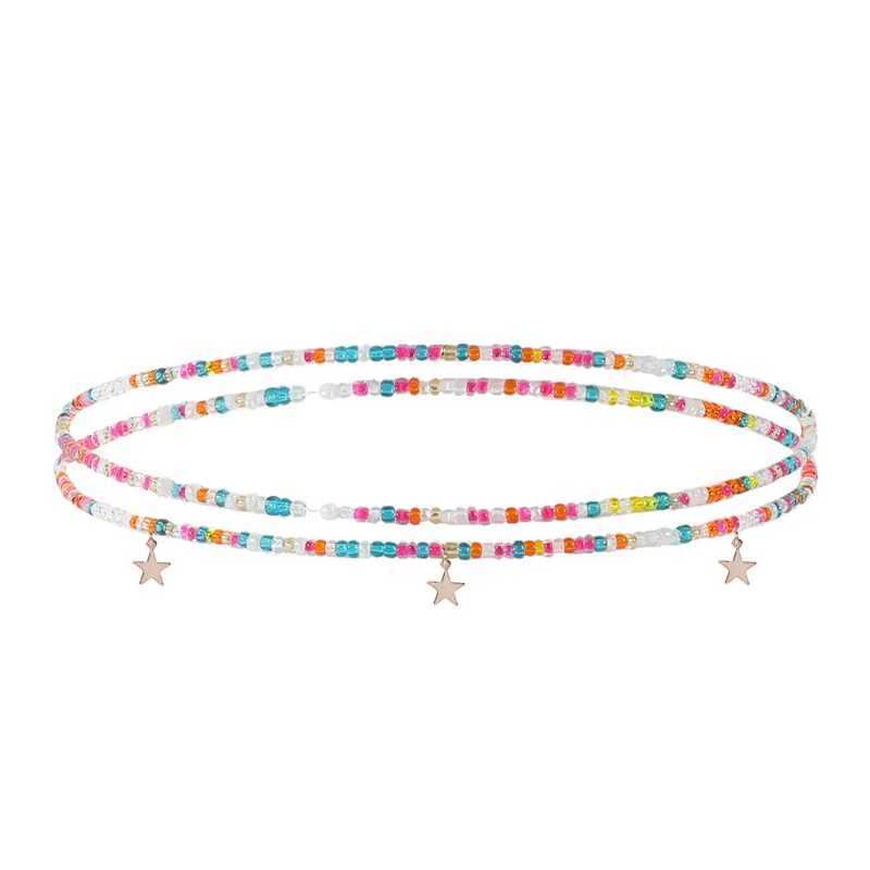 Bohe Waist Beads for Wen African Summer Beach Jewelry Double layer Starfish Flower Pendant Bikini Belly Chain X250410