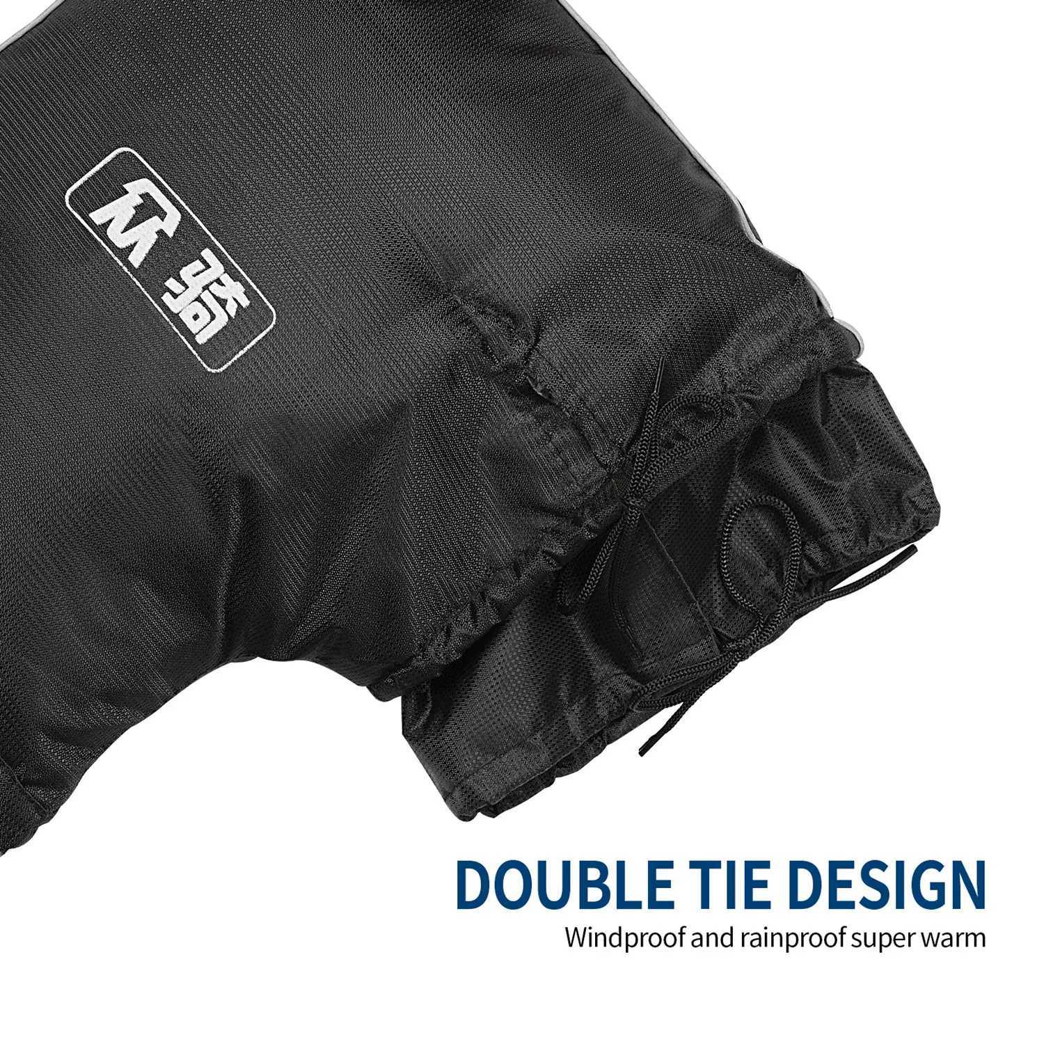 Motorcycle Scooter Thick Warm Handlebar Muff Waterproof Grip Handle Bar Muff Winter Protective Warmer Thermal Cover Gloves S25118