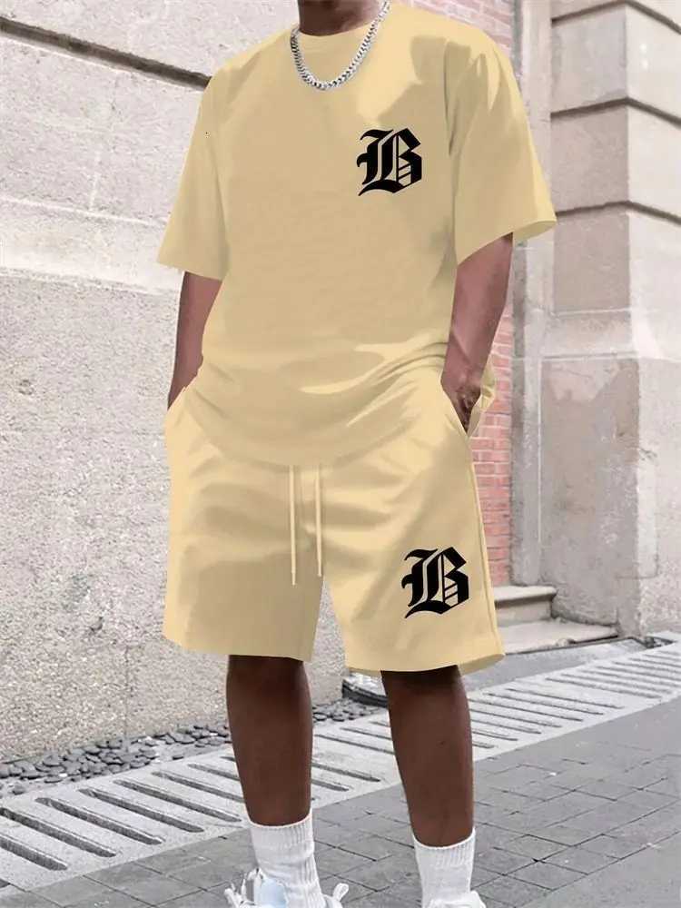 2025 Summer New Mens Casual Set 3D printed sportswear summer streetwear outdoor shorts set W251110