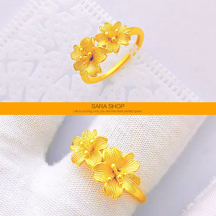 Adjustable Open Fashion Ring Gold-plated Ring For Women, Designer Ring Ins Style, Niche High-end Crown Wedding Ring For Men And Couples