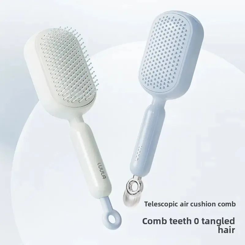 Portable Automatic Massage Comb Anti-Static Air Cushion Comb Easy to Clean Fluffy Professional Salon Hairdressing Comb 251107