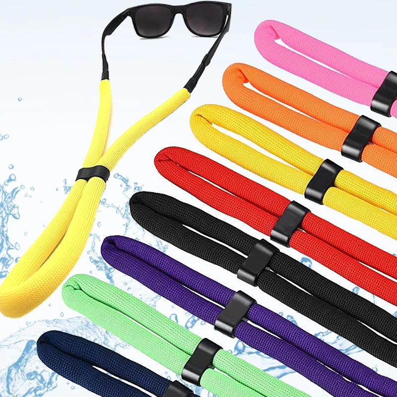 Neutral water sports floating sunglasses chain anti slip bead glasses rope holder goggles reading strap 250410