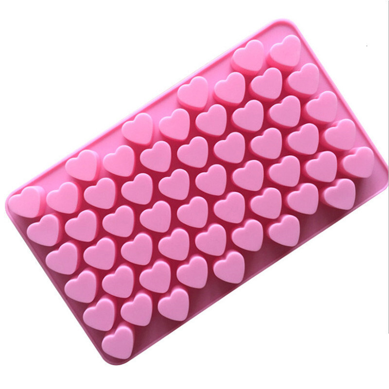 In Stock Wholesale Mini 55 Heart-Shaped Silicone Cake DIY Heart, Wax Seal Mold