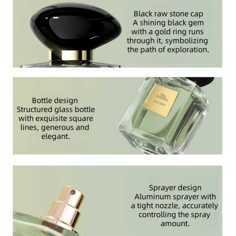 Fresh Natural Yulong Tea Fragrance Spray 50ml Pheromone Womens High-Quality Perfume Lasting Eau De Toilette UnisexParfum X251110