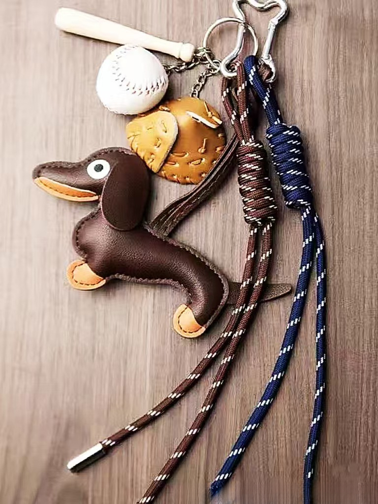 Bestseller Plush Bear Keychain Cute Hanging Decoration Car Keys, Phone, Bags - Adorable Puppy Pendant Gift for Girls & Women ddmytues