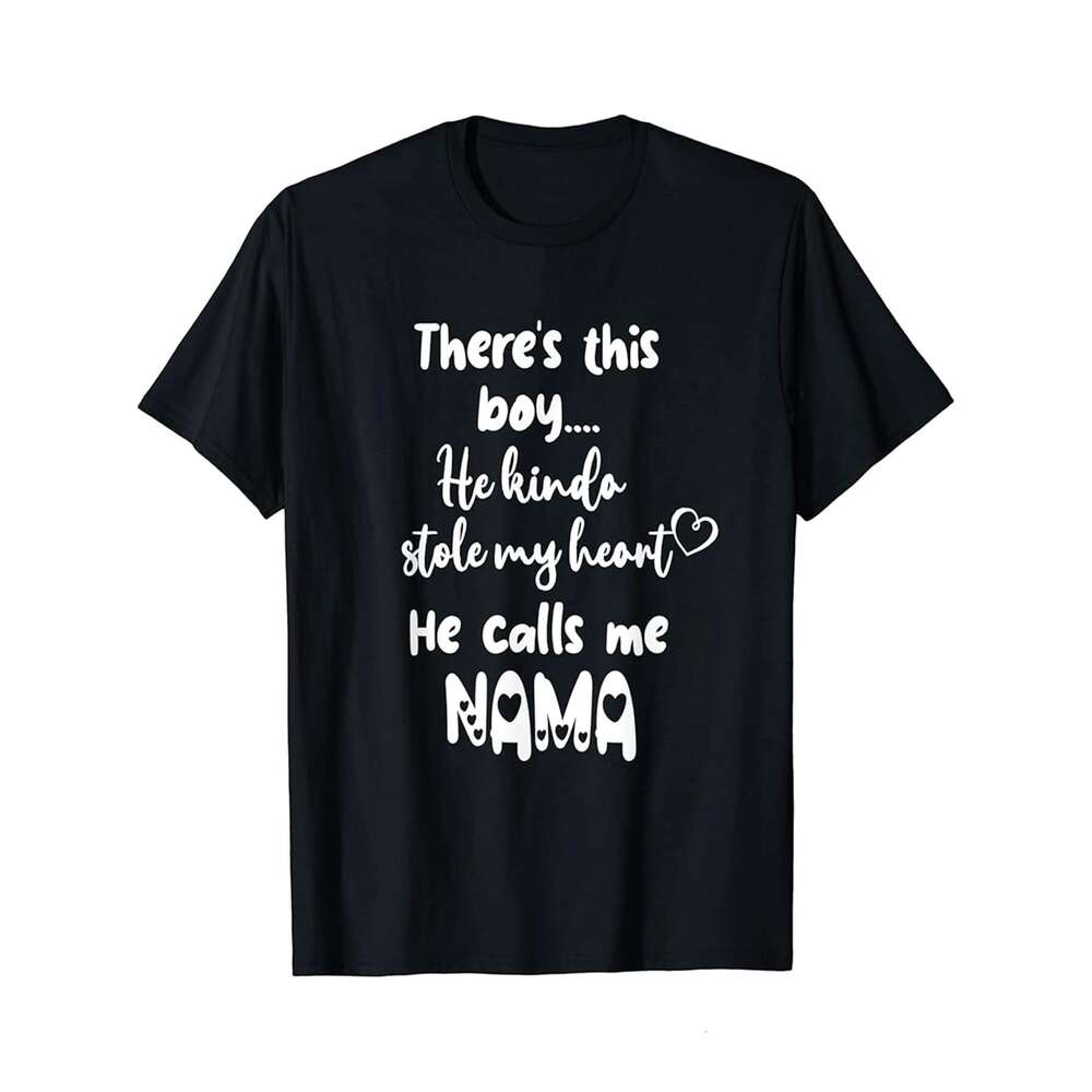 Designer T shirt Special Grandma Grandmother This Boy Calls Me Nama - 220g T shits