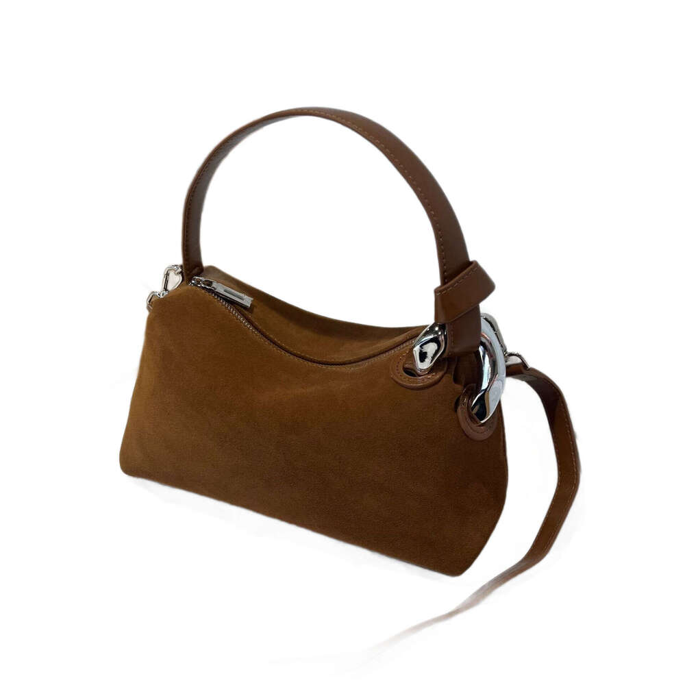 Luxury Bags Designer Autumn & Winter New Frosted Cowhide Tote Underarm Women's High End Large Capacity Commuter One Shoulder Cross Body Bag