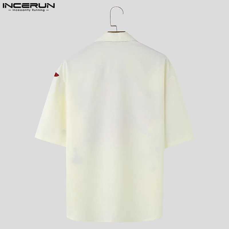 mens shirt floral print lapel short sLeeved casual mens streetwear summer loose 2024 fashionable mens shirt S-5XL X250410