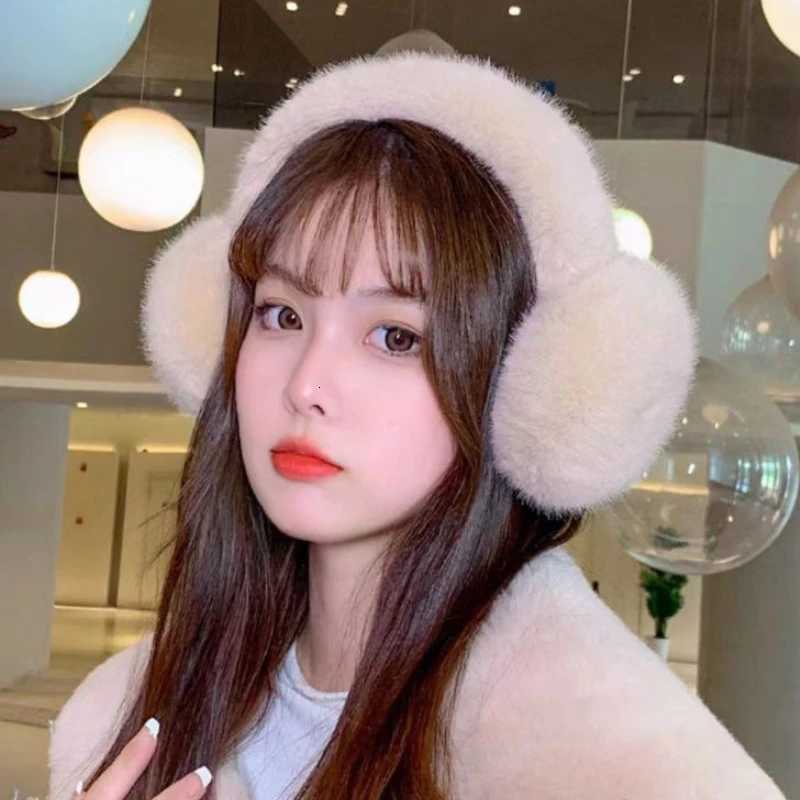 Cute Solid Soft Plush Ear Keep Warmer Winter Earmuffs for Women Men Fashion Outdoor Earflap Protection Collapsible Ear Muffs W251110