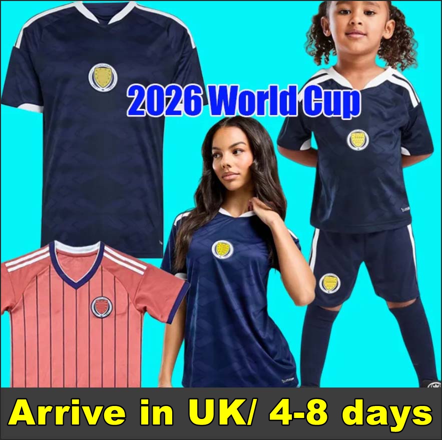 2026 scotland football shirt Soccer Jerseys ROBERTSON McTominay McGREGOR SHANKLAND MCGREGOR Home maillot goalkeeper men kids kits sets unifrom Training