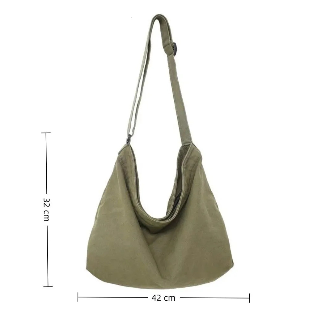 Womens Shoulder Bag Large Capacity Crossbody for Woman 2025 in Cotton Fashion Korean Female Student School Handbag 251110