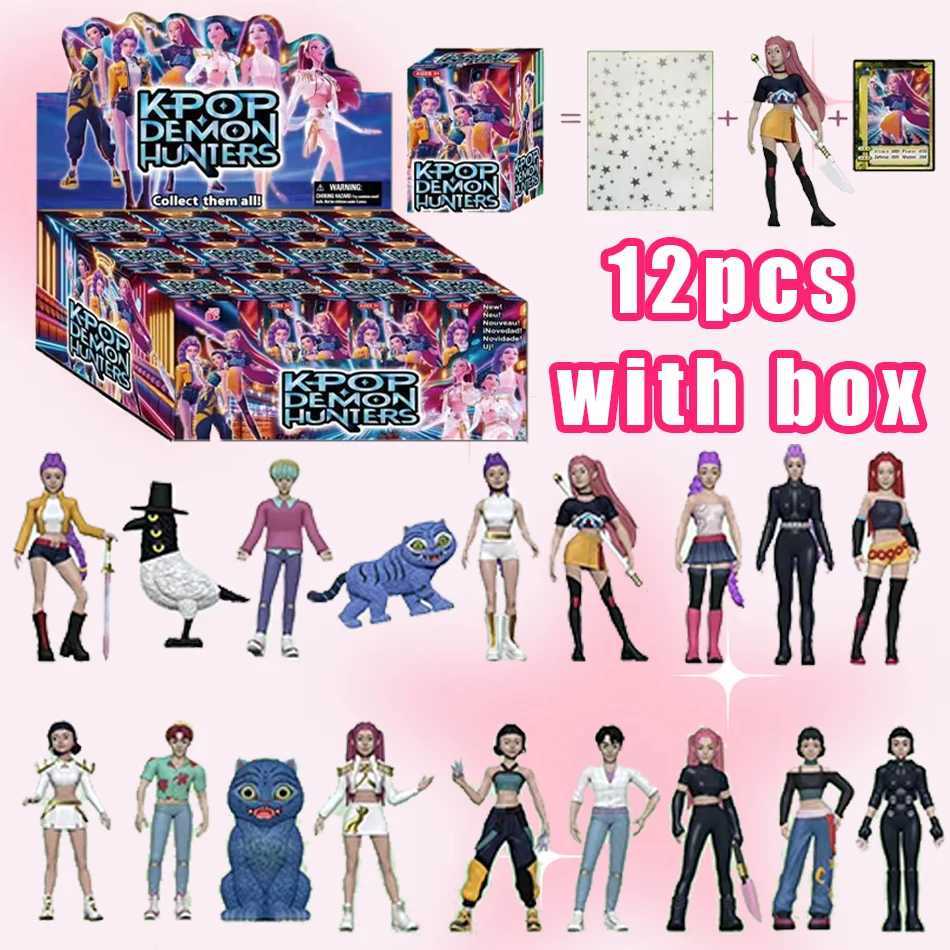 Kpop Demon Hunters Figure Toys Collectible Blind Box PVC Model Collectible Game Action Figures Decoration Kid Christmas Toy Gift C251110