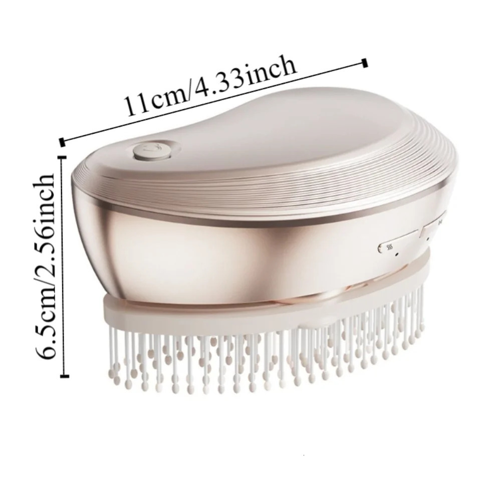 Antistatic Electric Spray Massage Comb Head Relaxation Vibration Function Massager Protable Multi-function 251107
