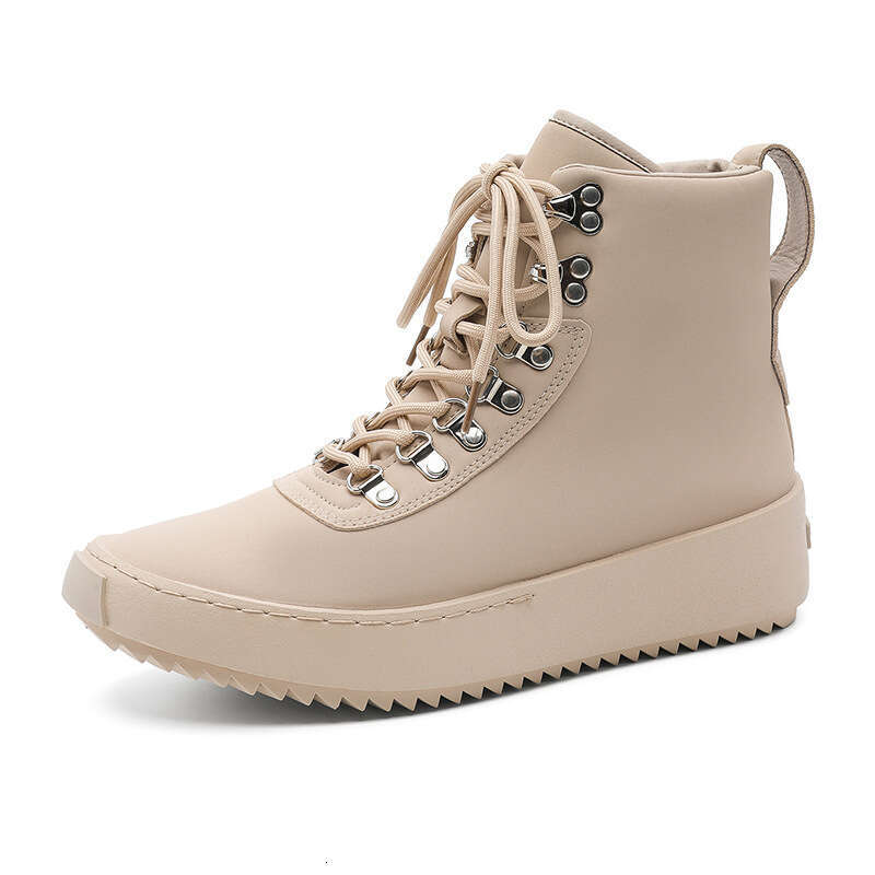 FOG High-Top for Men Spring New Korean Style Trendy Personality Hip-Hop Genuine Leather Breathable Casual Versatile Work Shoes X525