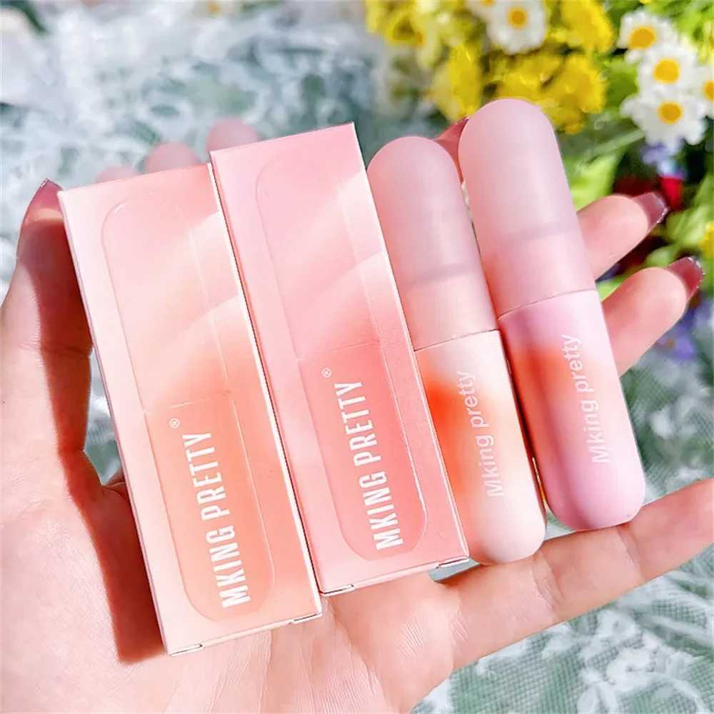 Strawberry Red Sexy Lipstick Velvet Matte Lip Gloss for Women Lasting Non Stick Waterproof Easy To Color Lip Mud Korea MakeupT251110