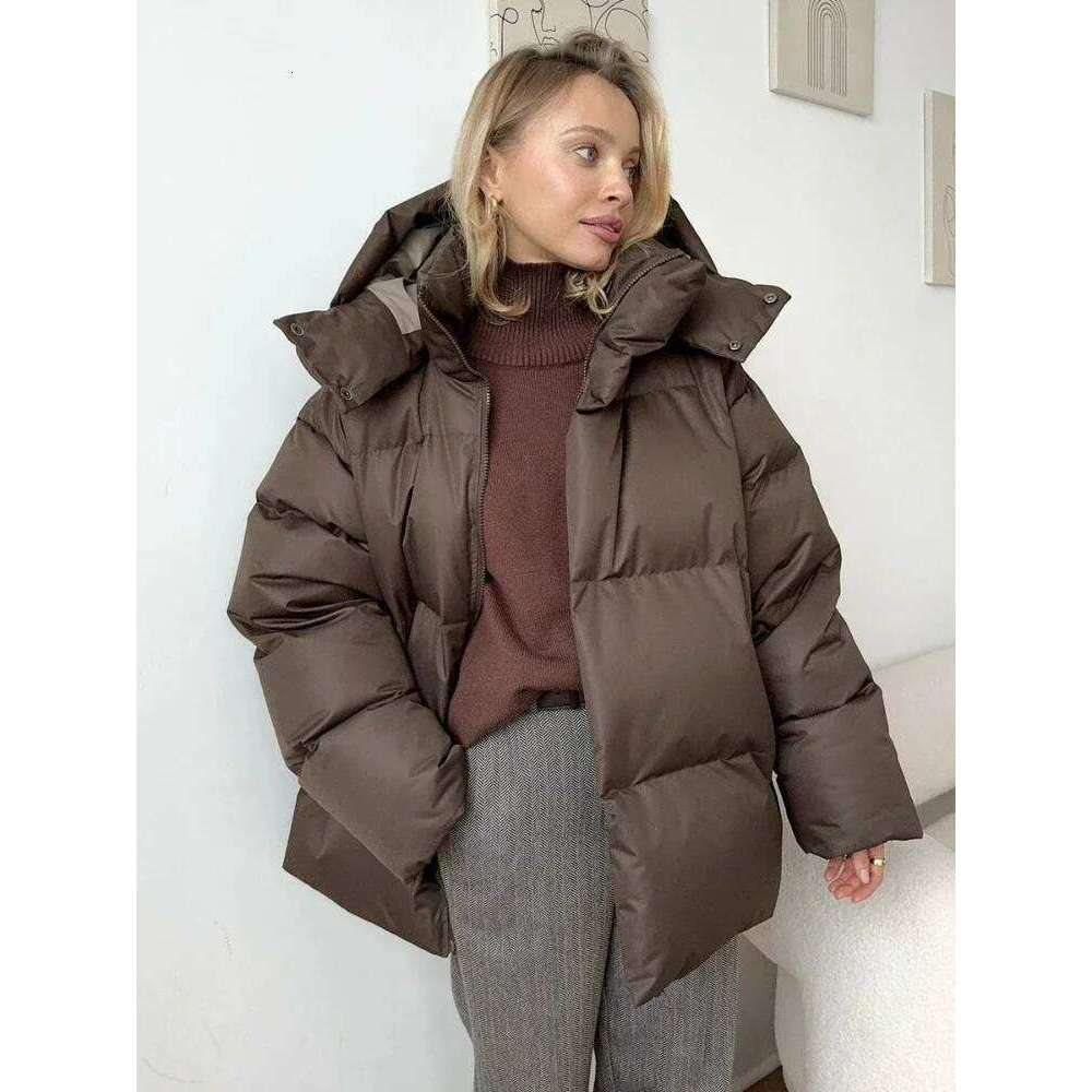 New In Winter Warm Cotton Puffer Jackets Women's Loose Parkas Coat Vintage Bread Outwear Office Ladies Quilted Jacket
