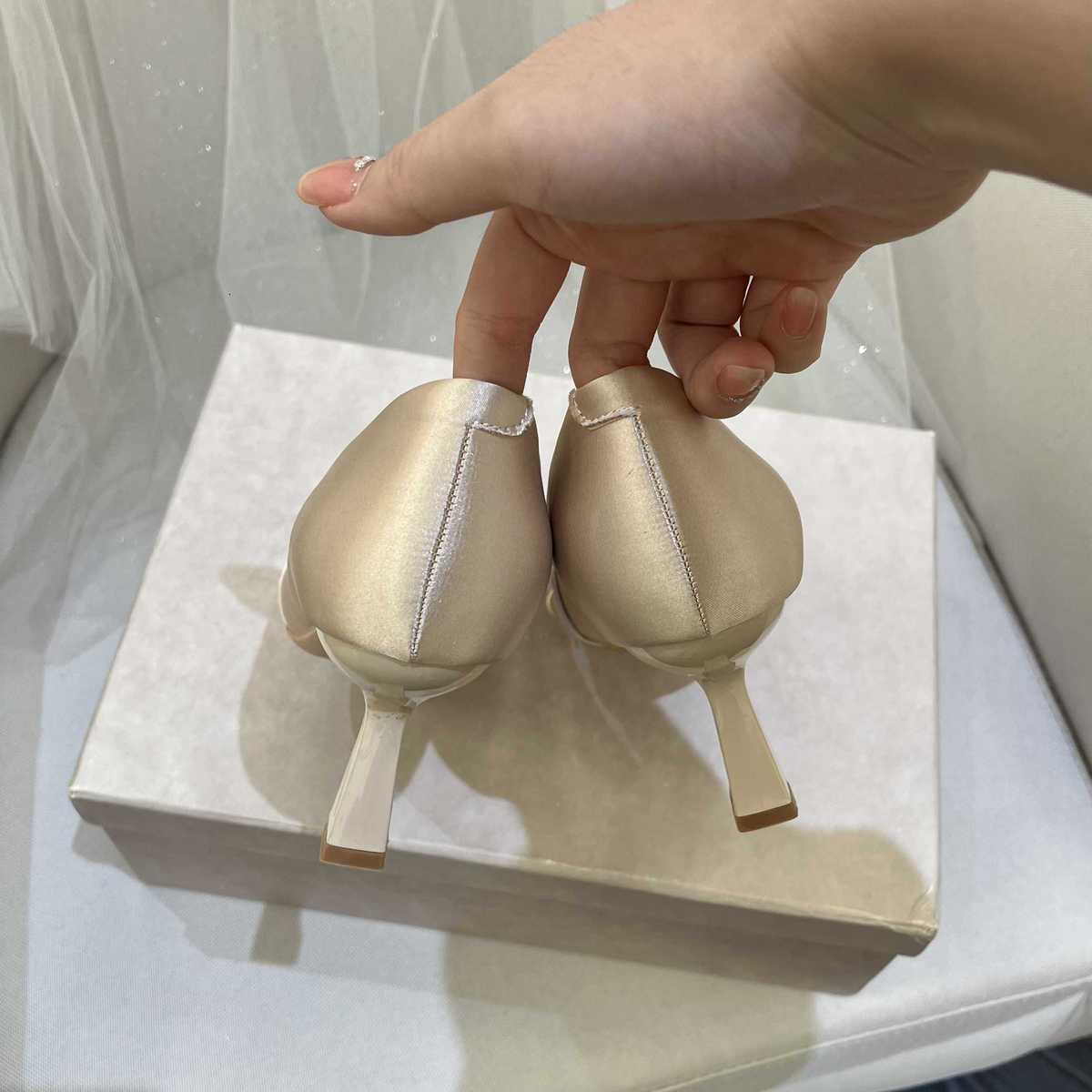 2021 Star style Women Sandals Elegant Pointed toe Slingback Summer Office Lady Shoes Fashion High heels Gladiator sandals Woman 210301