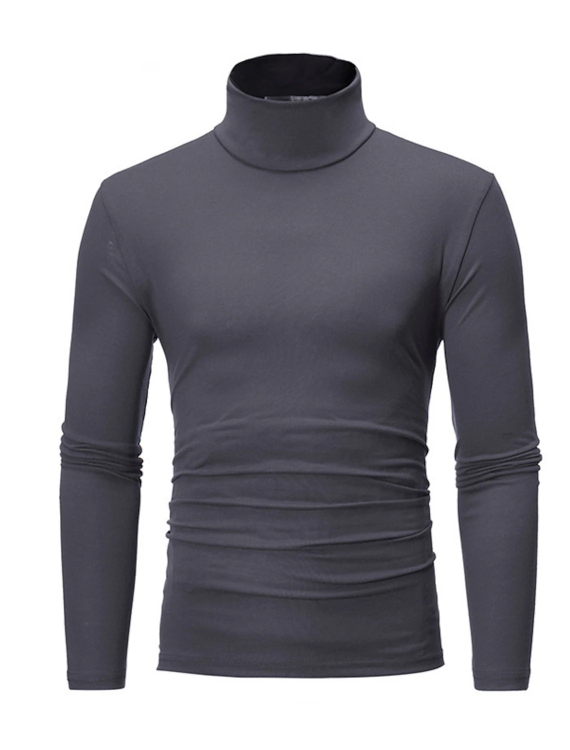 2023 Mens Autumn/Winter High Collar Multi Color Bottom Shirt Long Sleeve Suede Inner Warmth Underwear