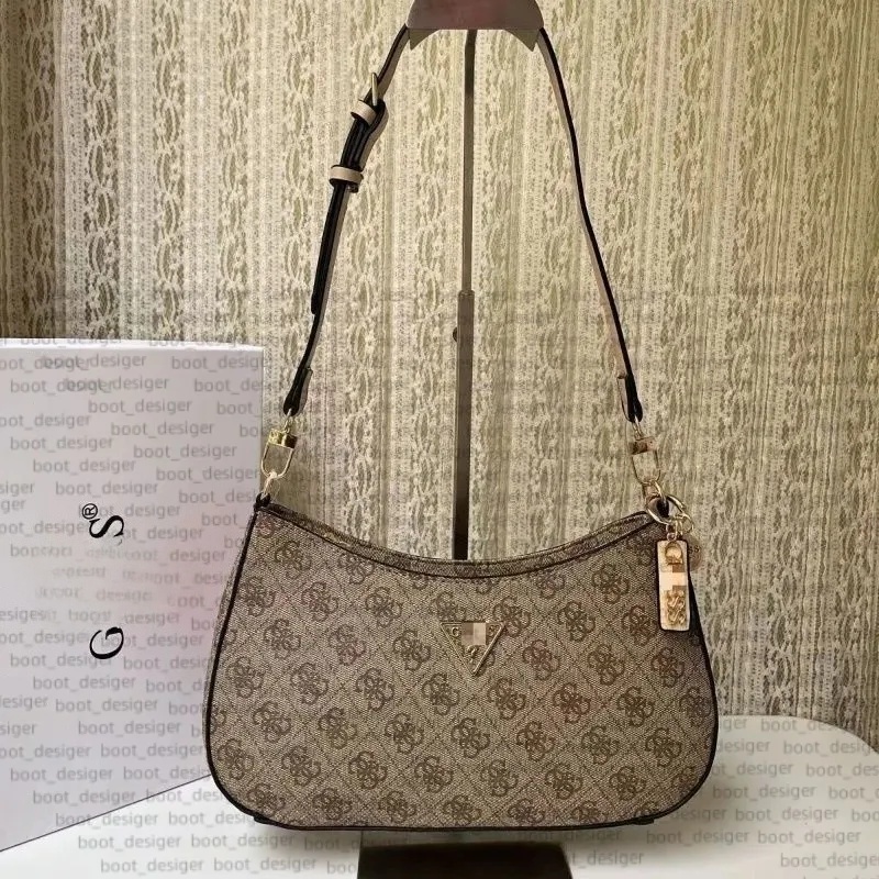 2025 Brand GUESS backpack GUESS Handbags woman guessbag Designer Nylon Backpack for Women Fashion Daypack Rucksack with Clutch Bag in Black Color