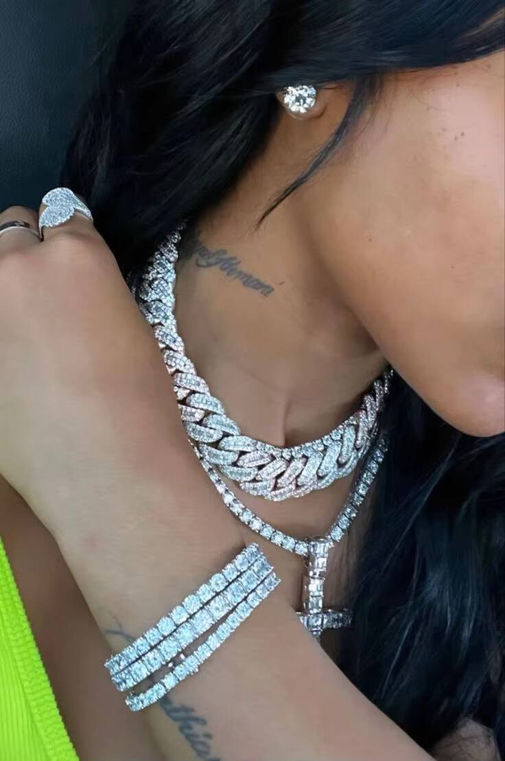 Gold Plated Sterling Silver Cuban Chain Anklet Body Jewelry Personalized Custom Name Plate Necklace for Men Women Hip Hop Style