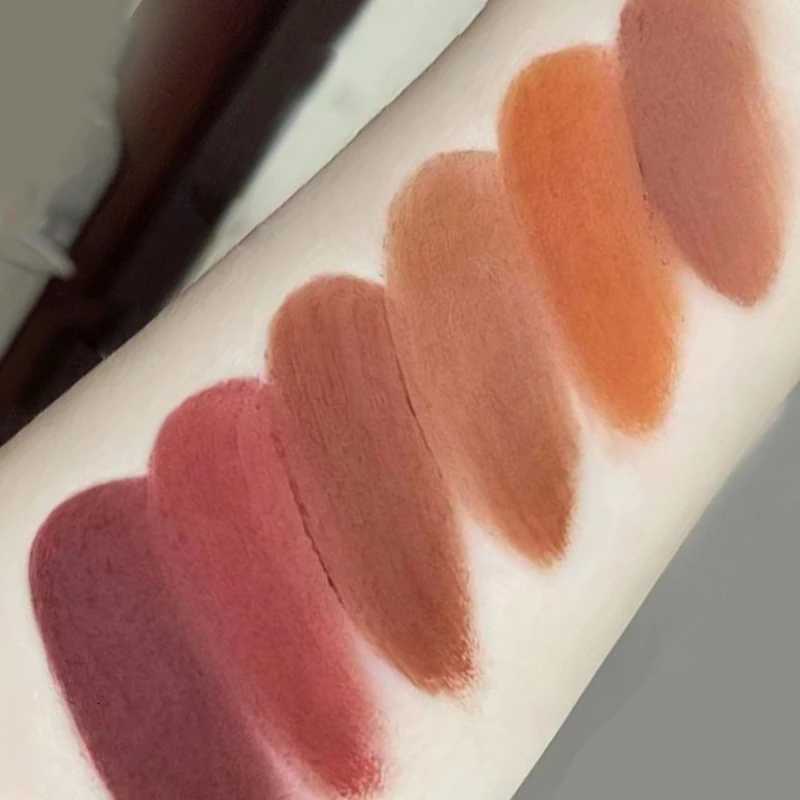 Reverse Macaron Lip Mud Lip glaze Matte mist Velvet White Lip Gloss Student Affordable lipstickT251110