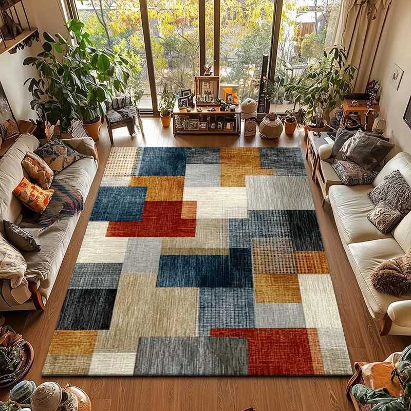 Modern Bohemian Velvet Rug with Moroccan Pattern Non-Slip Low Profile Mat for Entryway Kitchen Studyroom 2025 Hot Sale Y251110
