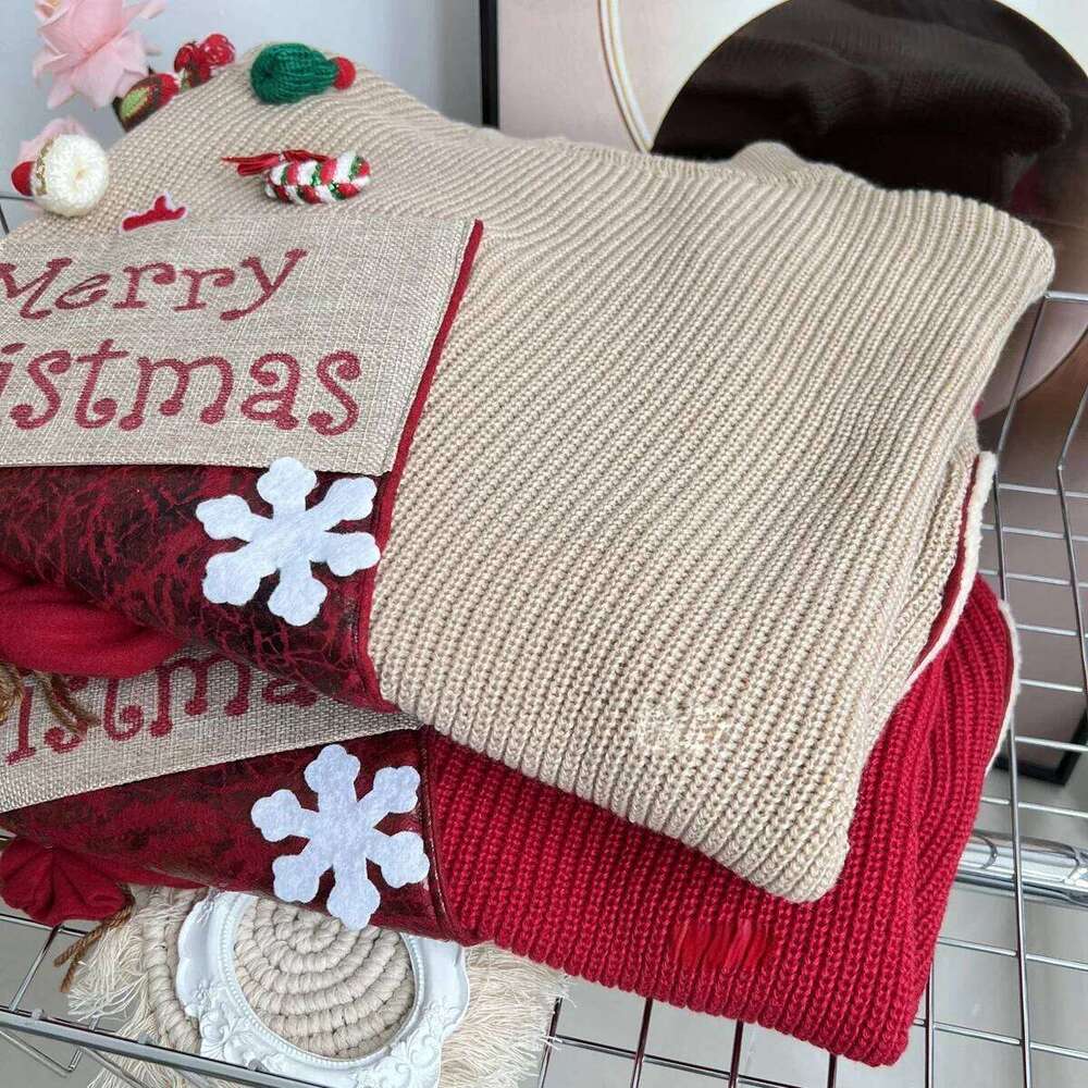 Women's Christmas Red Sweater Cartoon Knitted Festive Pullovers Warm Winter Soft Korean Fashion Slouchy Girls New Designer Sweater Women