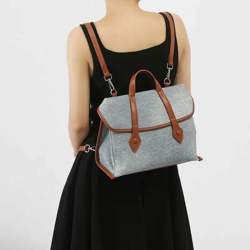 Simple Design Women's Backpack Large Capacity Office Lady Daily Commuting Shoulder Leisure Travel Bag Bolsa Feminina