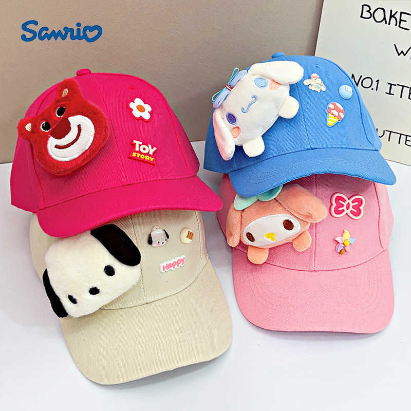 Sanrio Cute Cartoon Duckbill Cap Sweet Girl Baseball Cap Fashionable Versatile Sun Protection Hat for Women H251110