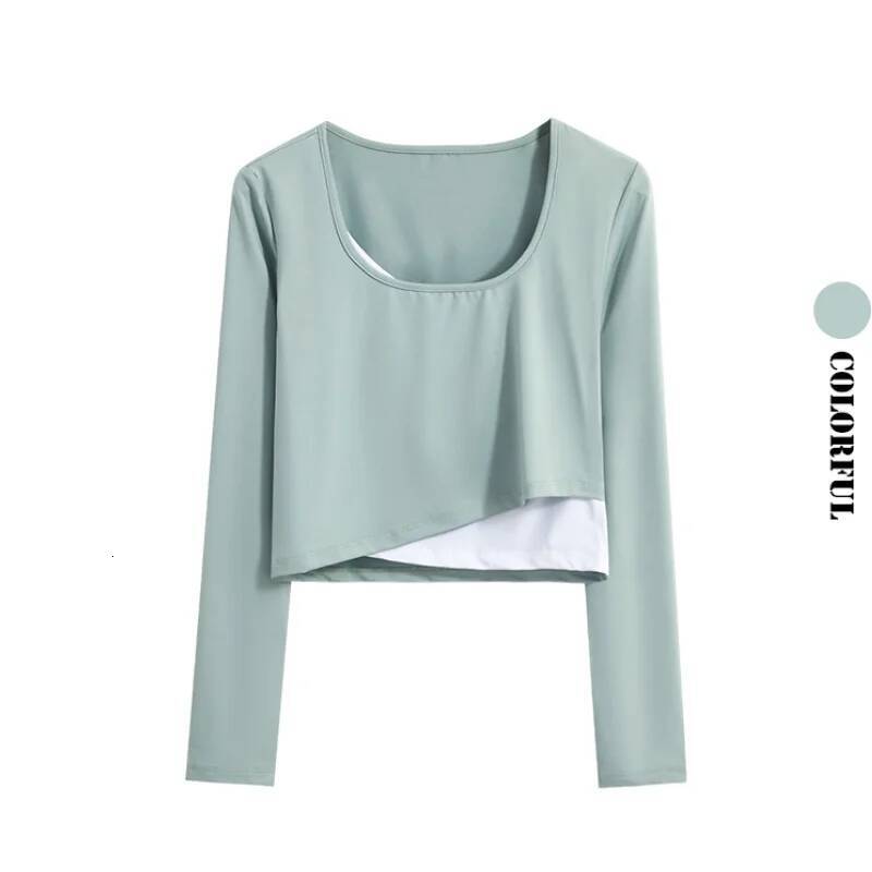 DRUR Women Yoga Tops Long Sleeve Lightweight Sport Shirt Quick Dry Running Tee Gym Active Wear Fitness Workout Clothes Yogawear