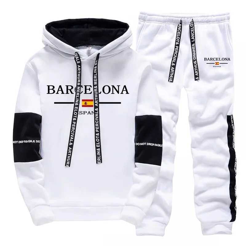 Black White Mens Tracksuit Printing Casual Sweatshirts Outdoors Sports Jogging Mens Clothing Fashion Single Piece Hoodie Pants W251110