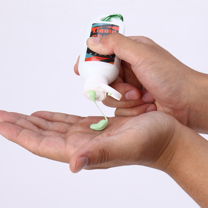 Green Liquid Chalk gymnastics weightlifting sports anti sweat and anti slip powder portable bottle