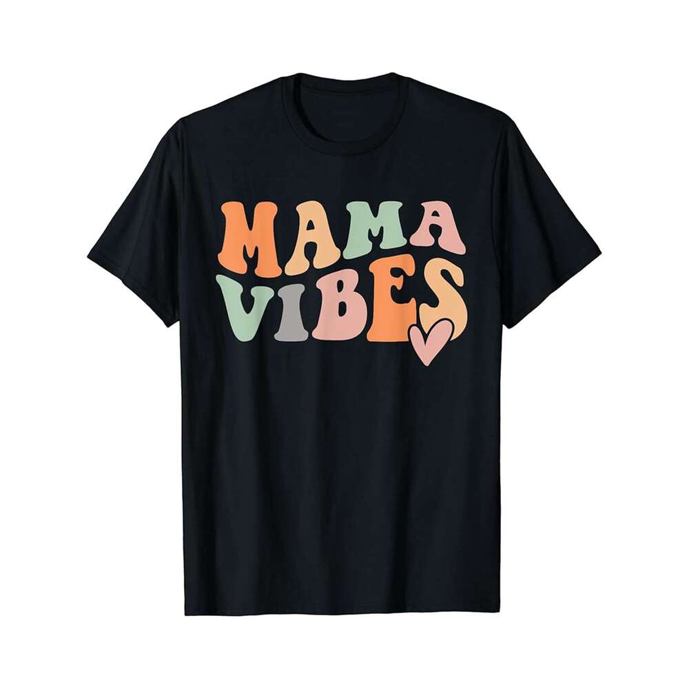 Designer T shirt Mens red heart with saying I love hot moms - 220g T shits