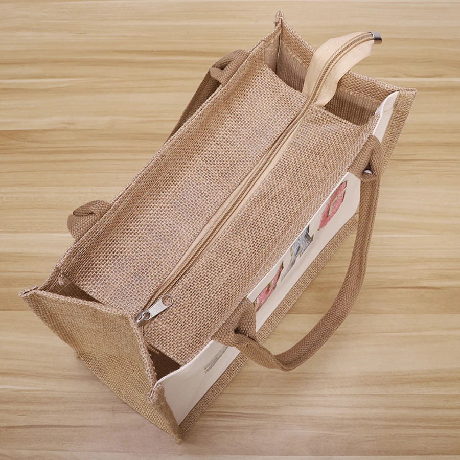 Hundreds of womens shopping bags portable large capacity handheld zipper fashionable letter printed handbags travel 250401