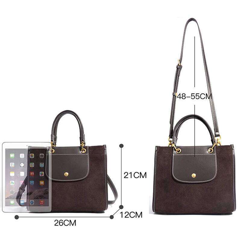 Korean Niche Design Women's Tote Commuter Briefcase Top Handle Single Shoulder Crossbody Bag For Work Stylish Handbag Suotong1110