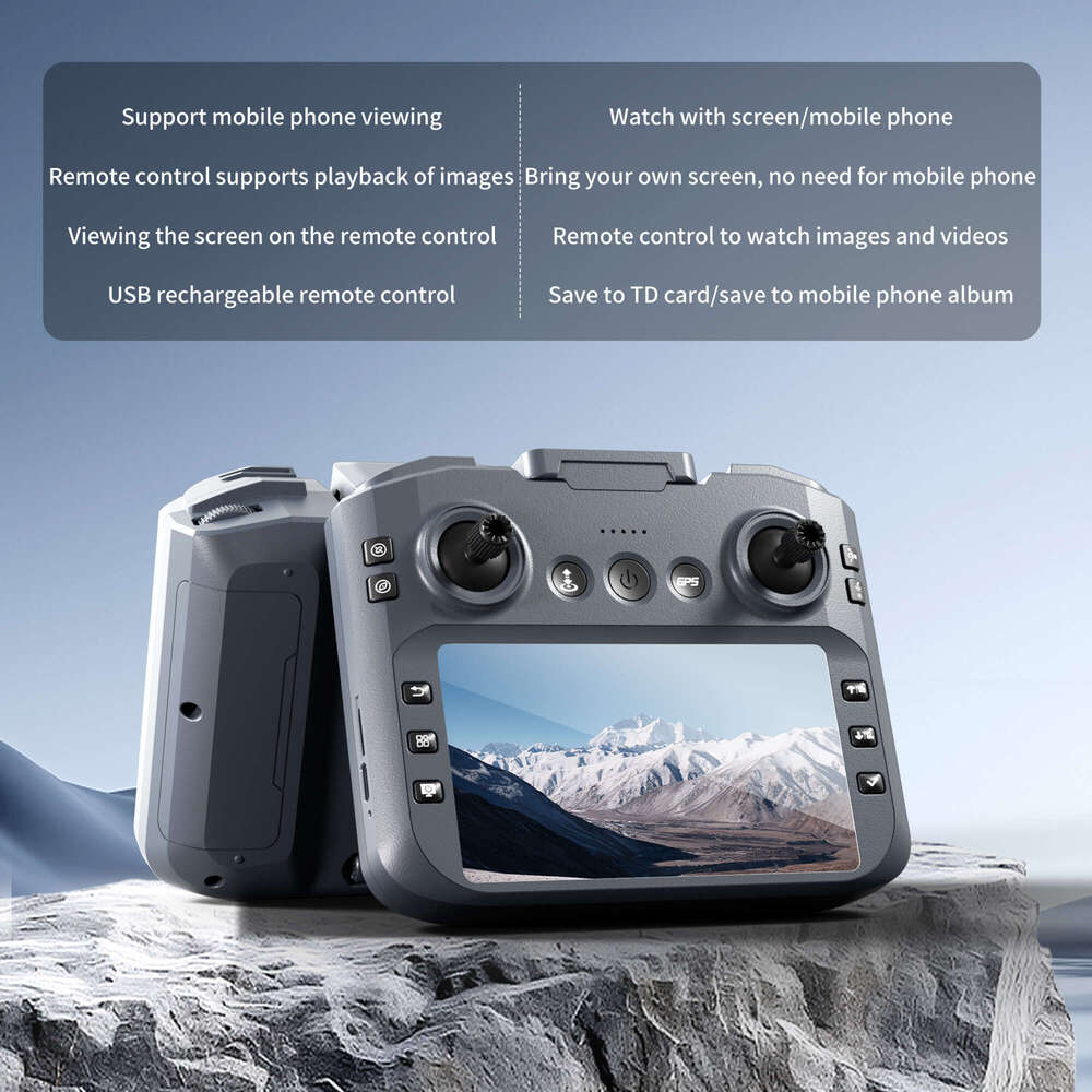XT606 Max folding brushless drone, 4K front camera with a height range of 1200 meters, Wi Fi and APP control for real-time positioning, 4.5-inch remot