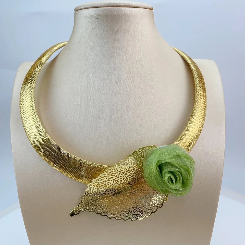 Woman Necklace Jewelry Set Fashion Necklace Earring Ring Bracelet Trend Clothing Jewelry FHK20644 250409