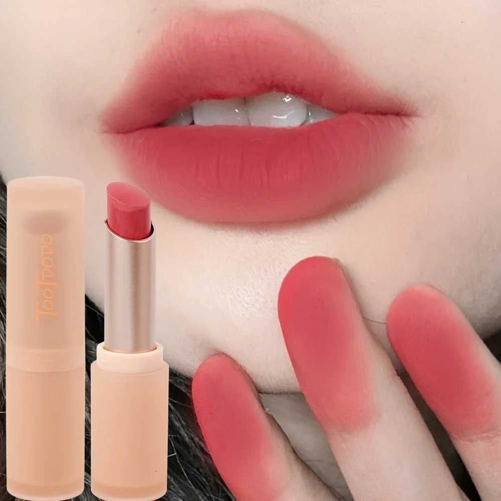 1PC Sexy Matte Lipstick Waterproof Lasting Color Rendering Non-stick Cup Velvet Lip Glaze Natural Not Fading Beauty Lip CosmeticT251110