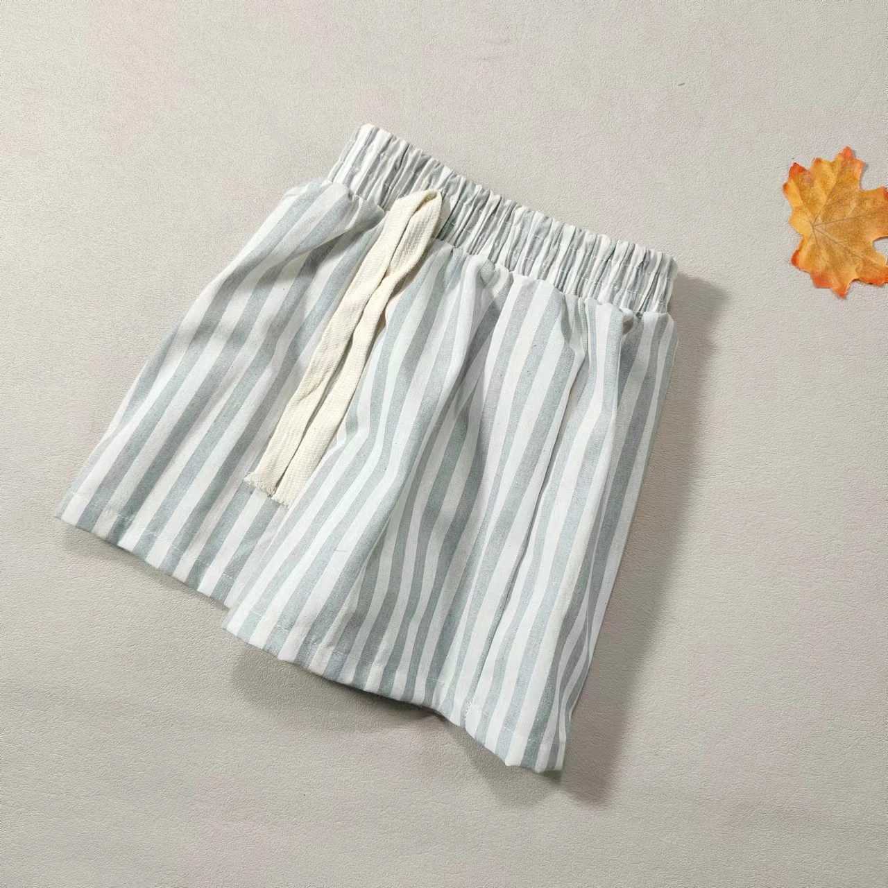 Childrens shorts childrens pants single item pants pure cotton boys casual pants girls shorts baby jacket British sled Z250410