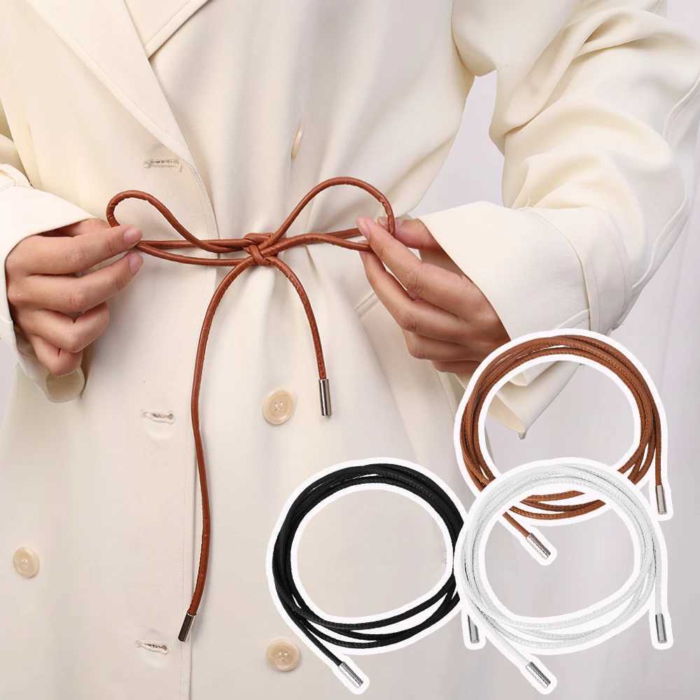New article belt thin belt simple decorative tie dress with long waist knot vintage dress waist chain X250410