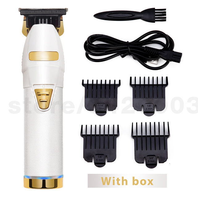 Professional Electric Trimmer Carbon Steel Blade Clipper Barber Shop Salon Hairdressing The Head Beard for Man 240712
