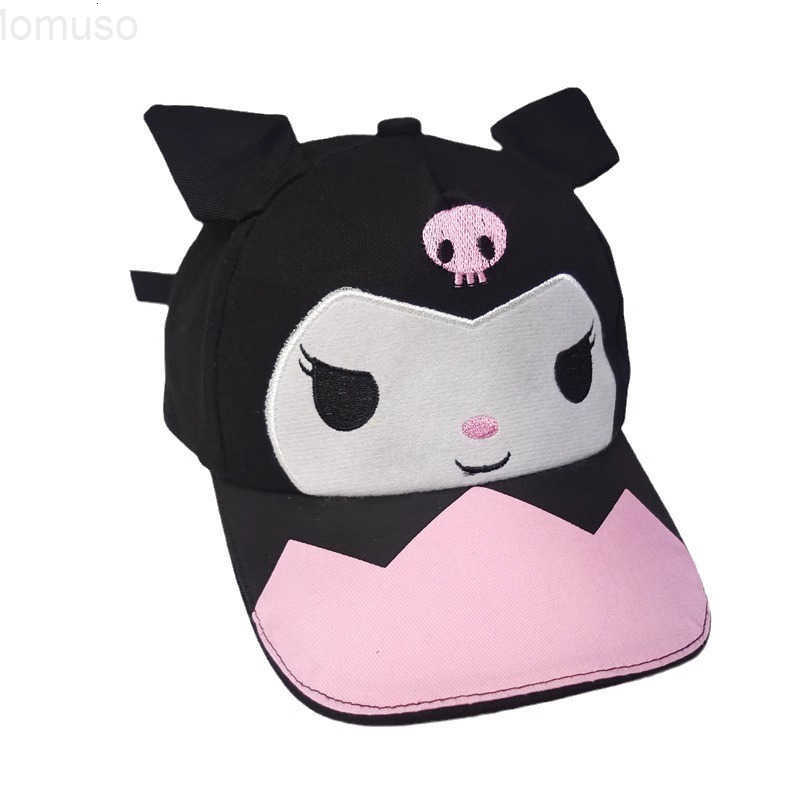 Sanrio Childrens Baseball Cap Cartoon Peripheral Duckbill Cap Kuromi Boys and Girls Sunshade Sun Protection Hat Wide Brim H251110