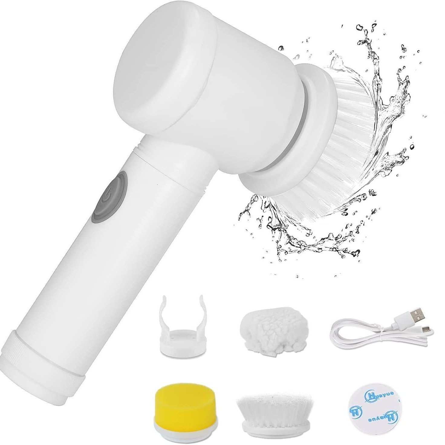 Electric shoe scrubbing shoe specific soft fur does not harm shoes. Home handheld wireless multifunctional dishwasher brush for bathroom cleaning 2405