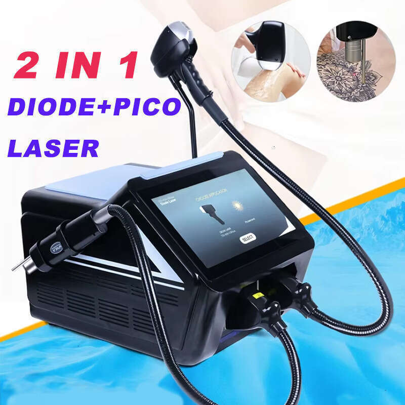 Laser 1320Nm Laser Black Face Doll Hair Removal Nd Yag Tattoo Removal Diode 2 Handles Picossecond Machine