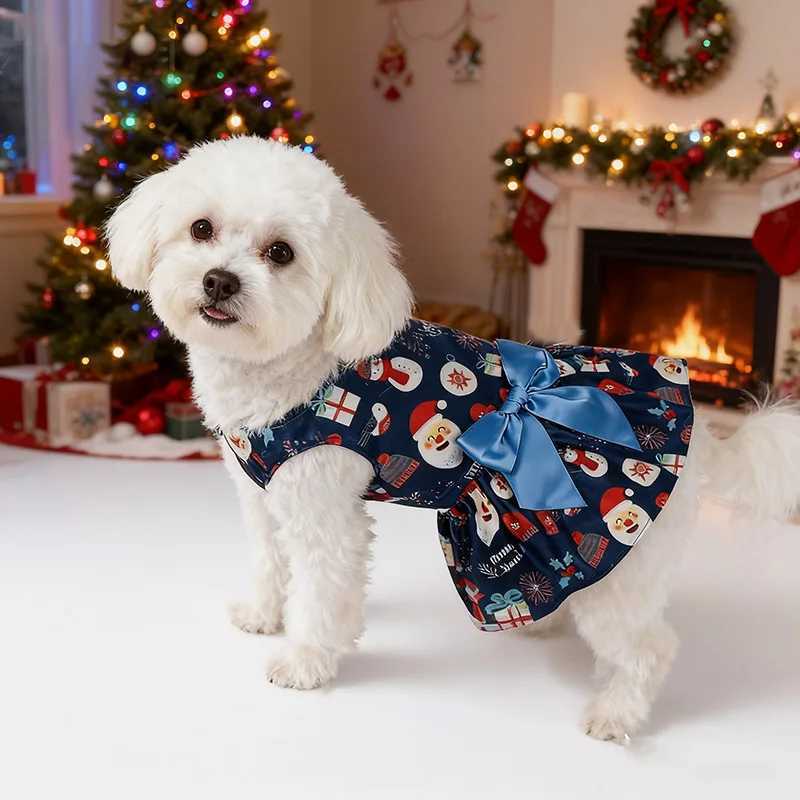 2025 New Christmas New Year Party Pet Costume - Large Dog Dress Skirt Holiday Outfit for Pets J251110