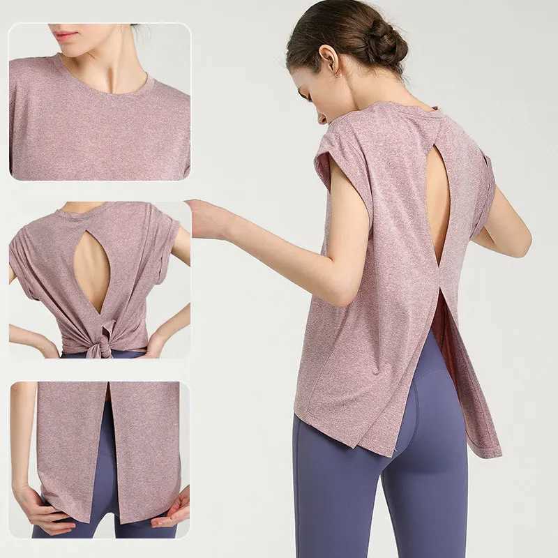 Stown New Style Tempering Quick Drying Sportswear T-shirt Fashion Yoga Tank Top Womens Sexy Back Top Fitness Set WomenXJ250410