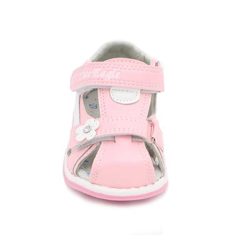 Girls Sandals Summer Flowers Sweet Soft Childrens Beach Shoes Preschool Girls Sandals Authentic Princess Fashion High School Z250410