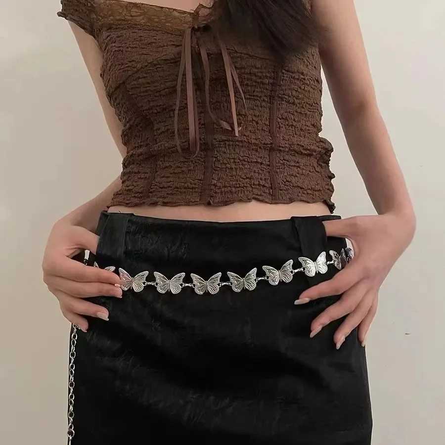 Fashion waist chain Warm and sweet high-quality Y2K Harajuku strap with adjustable punk metal strap X250410