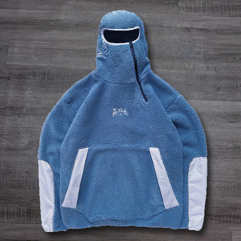 Hooded Fleece Jacket Thick Warm Top Hoodie Loose Sweatshirt Autumn Winter Collection for Comfortable Casual Wear 251107